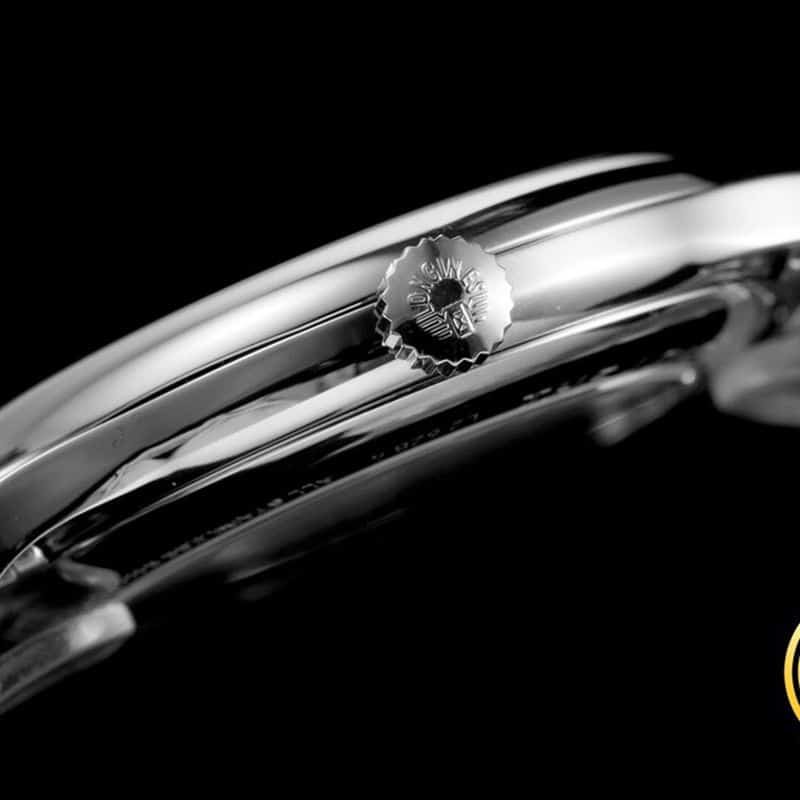 Longinestop-tier replica watch master series men's mechanical black watch side view