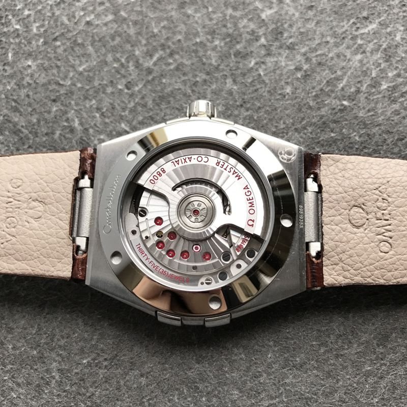 Omega Top Replica Watches Fifth Generation Constellation Series Men's Mechanical Wristwatch Movement Diagrams