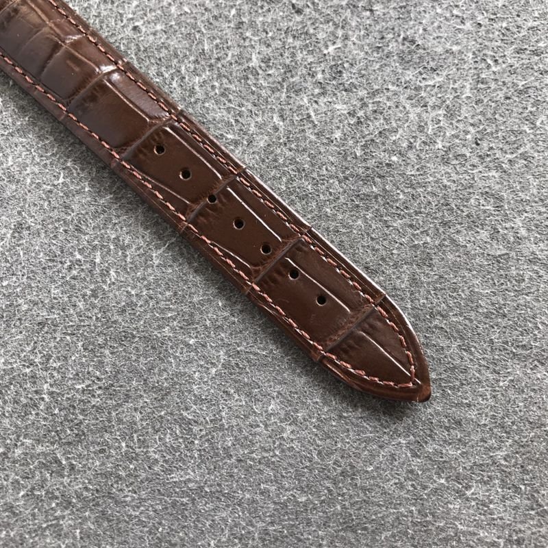 Omegatop-tier replica watch Diefei series men's gold plate leather strap mechanical watch bracelet picture