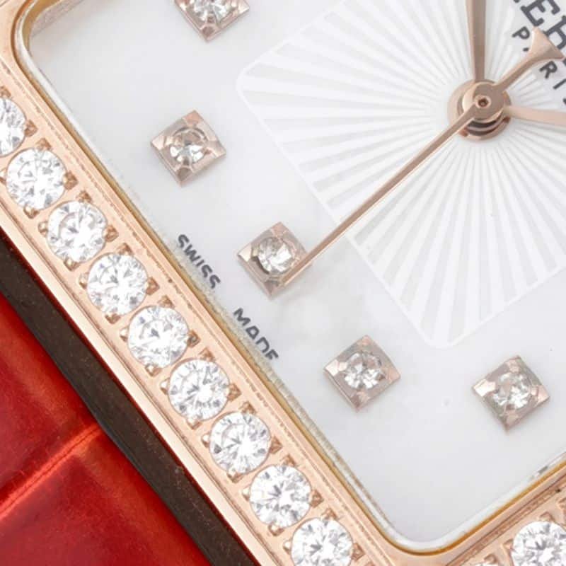 Hermès top-tier super clone watch HeureH three-hand series ladies quartzrose gold watch detail shots