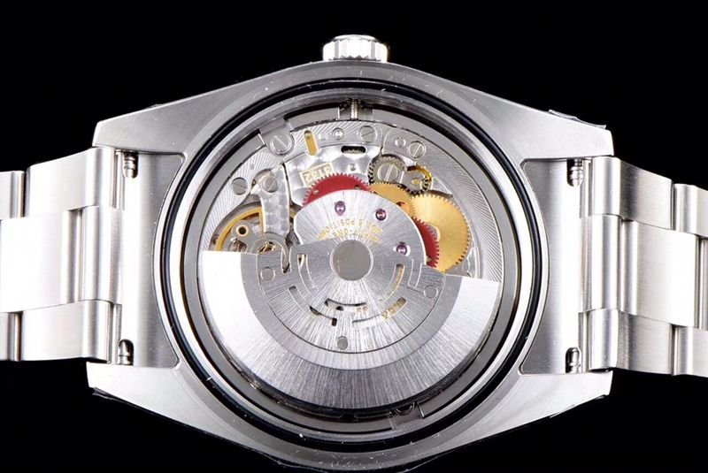 Rolextop-tiersuper clone watch Oyster Perpetual series men's mechanical white dialsteel bracelet watch movement picture
