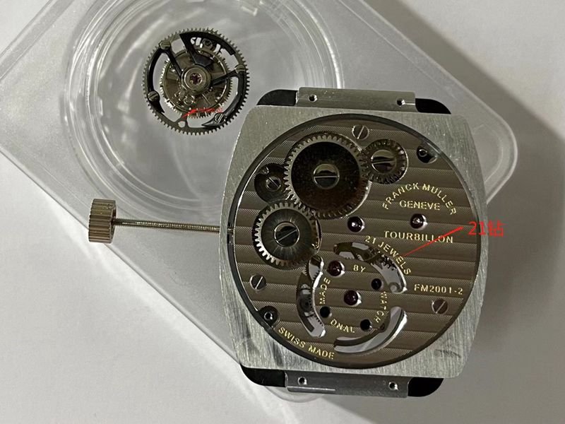 Frank Muller top-tierhigh-quality replica watch Pioneer series tourbillon men's manual mechanical watch structure diagram