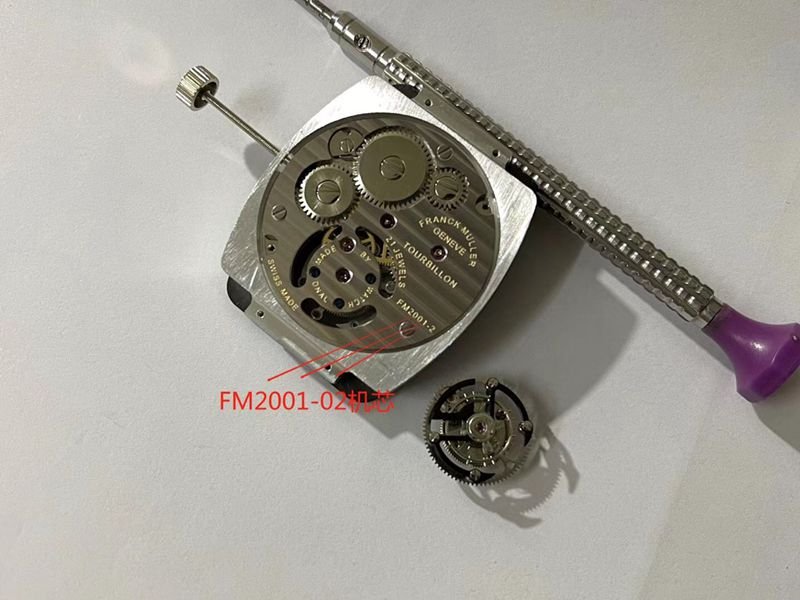Frank Muller top-tierhigh-quality replica watch Pioneer series tourbillon men's manual mechanical watch structure diagram