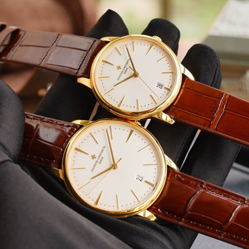 Vacheron Constantin Patrimony series couple's watch front view