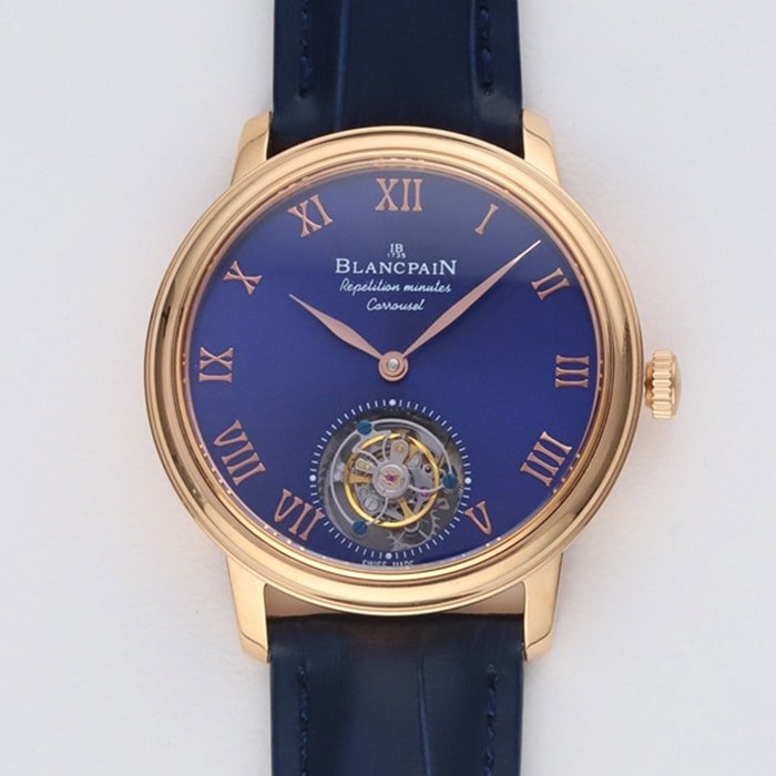 Pulseira de couro masculina Premium Blue Dial Art Master Series da Blancpain com verdadeiro artesanato de turbilhão — luxury replica watch guide | Watch Replica Expert