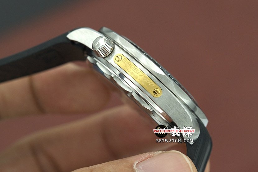 top-tier replica watch Omega men's blue dialSeamaster series watchside live photo