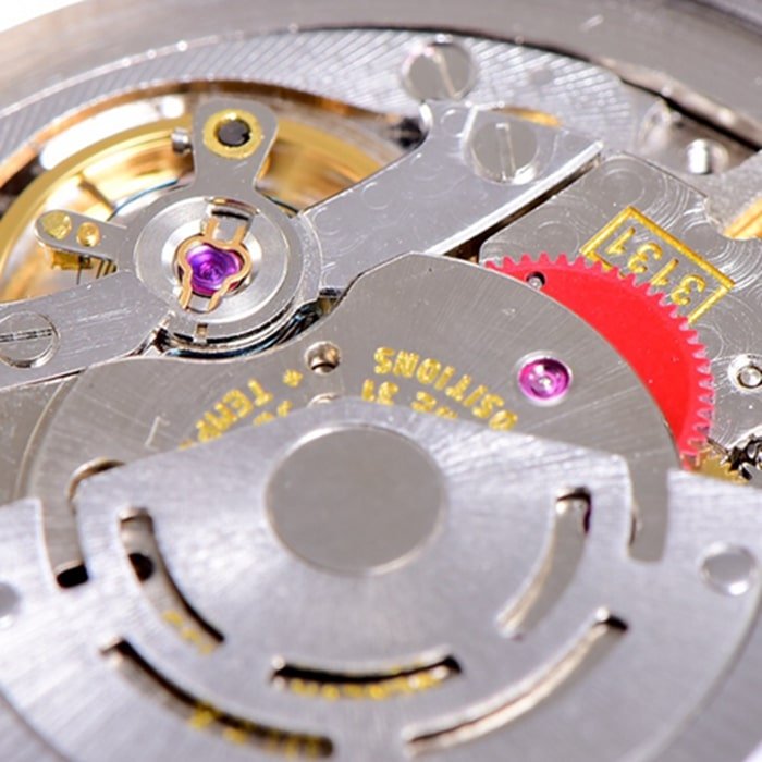 top-tier replica watch Rolex men's green dialsteel bracelet watch movement picture