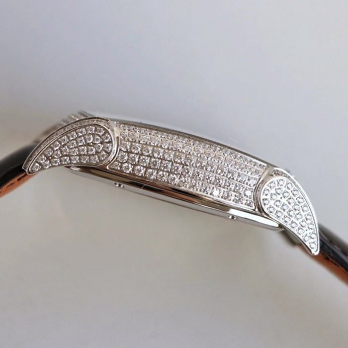 Top-tier replica watch Parmigiani Fleurier men's gold plate KALPA series fully automatic movement watch side view
