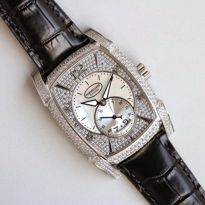 Top-tier replica watch Parmigiani Fleurier men's gold plate KALPA series fully automatic movement watch front view
