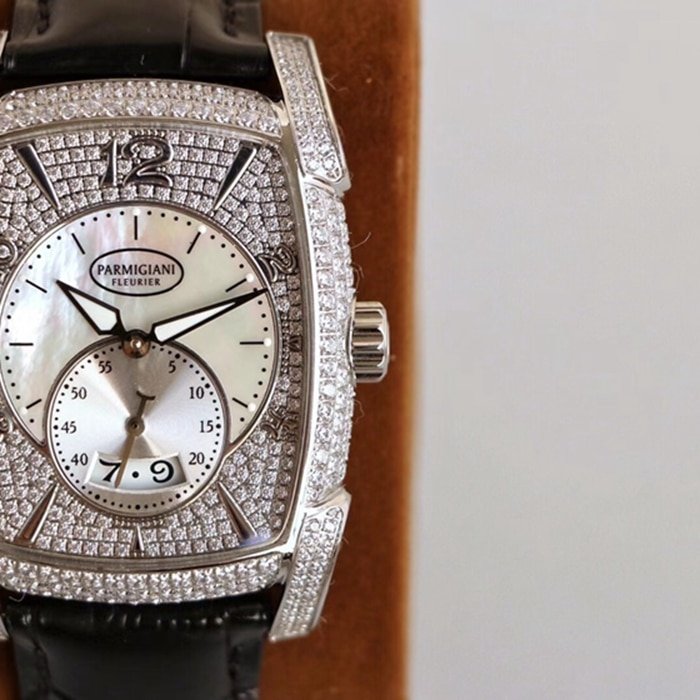 top-tier replica watch Parmigiani Fleurier men's gold plate KALPA series fully automatic movement watch detail shots