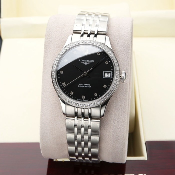 Réplica premium Longines Pioneer Series relógio masculino com pulseira de aço com mostrador preto e cristal de safira — detailed review and buying guide | Watch Replica Expert