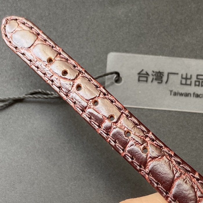 top-tier replica watch Longines couple watch white dial brown belt Jialan series leather strapquartz watch bracelet picture