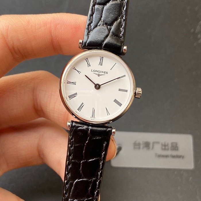 Elegante Longines La Grande Classique ultradünne Paaruhren mit weißem Zifferblatt und schwarzem Armband — luxury replica watch guide | Watch Replica Expert