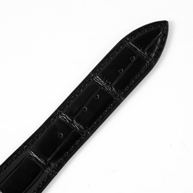 top-tier replica watch Blancpain men's white dial black belt classic series watch leather strap picture
