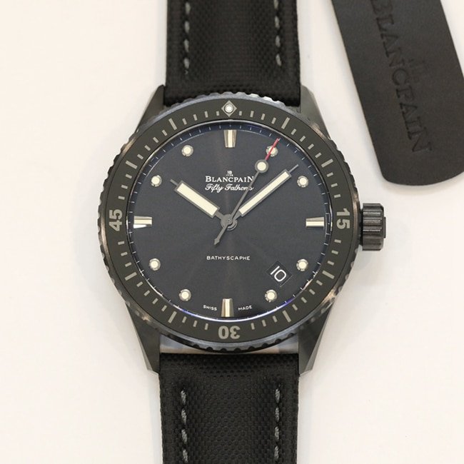 Blancpain Blancpain Fine Imitation Blancpain Blancpain Men’s Blue Dial Nylon Strap Fifty Fathoms Automatic Mechanical Wristwatch, Superbly Crafted — detailed review and buying guide | Watch Replica Expert