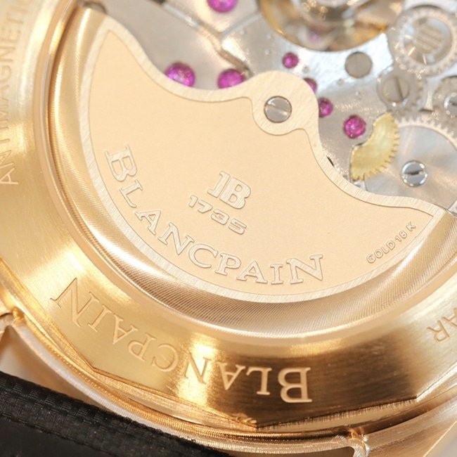 top-tier replica watch Blancpain men's blue dial nylon belt fifty fathom series detail shots