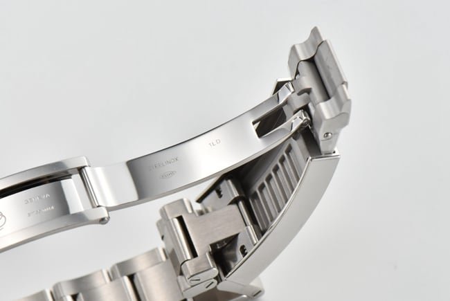 CLEAN Factory Top Replica Rolex Men's Watch, Black Dial, Steel Band, V4 Latest Version, Mechanical Watch, Buckle Photo