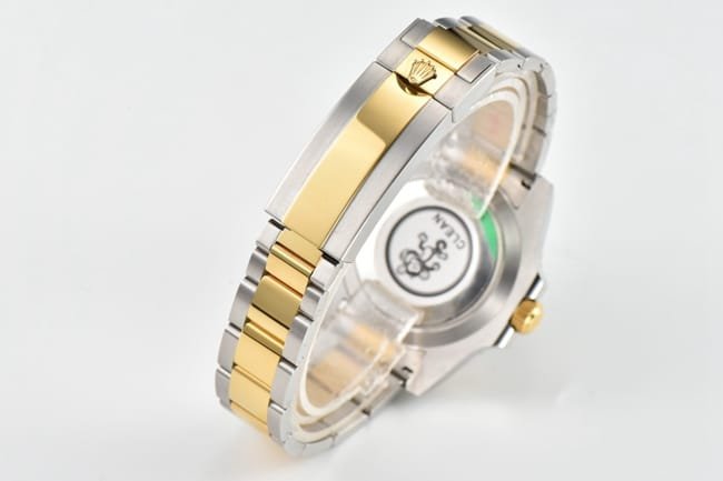 CLEAN FactoryRolextop-tierhigh-quality replica watch blue dial gold belt v4 latest version 18k mechanical watch clasp picture