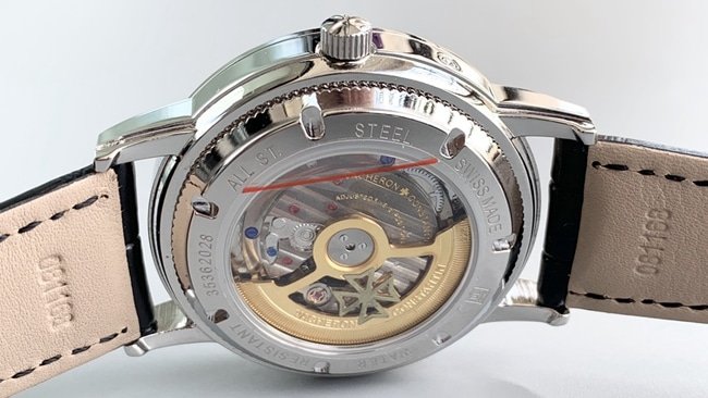 TWS factory Vacheron Constantintop-tierhigh-quality replica watch men's black dial black belt mechanical leather strap inheritance series round watch movement picture