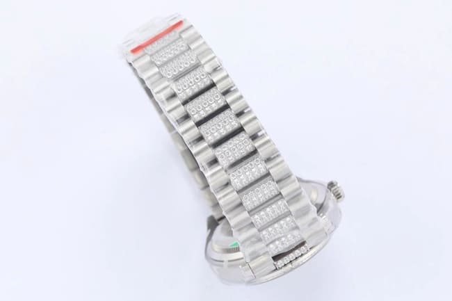 EW Factorytop-tier replicaRolexhigh-quality replica watch men's white dialsteel braceletDatejust series automatic movement watch clasp picture