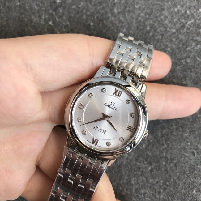 DK Factory Omega Omega Montre à quartz pour femme avec cadran blanc et bracelet en acier série Die Fei avec diamants naturels authentiques et mouvement Cal.1376 — detailed review and buying guide | Watch Replica Expert