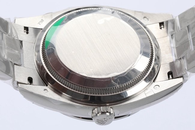EWtop-tier replica watch Rolex men's white dialsteel bracelet 2021 new day displayDatejust mechanical watch back cover picture