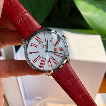 Omega Couple Watches Price Guide, De Ville Elegant Women's Watches with Blue Dial Texture — detailed review and buying guide | Watch Replica Expert