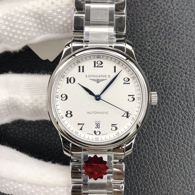 Montre automatique Longines Masterpiece L2.628.4.78.6 pour homme avec bracelet en acier et cadran blanc par KL Factory - Super Clone 1:1 — detailed review and buying guide | Watch Replica Expert