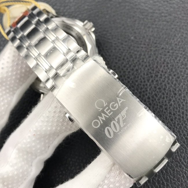 OR factory top-tier replicaOmega42mmSeamaster300m steel bracelet mechanical watch clasp picture