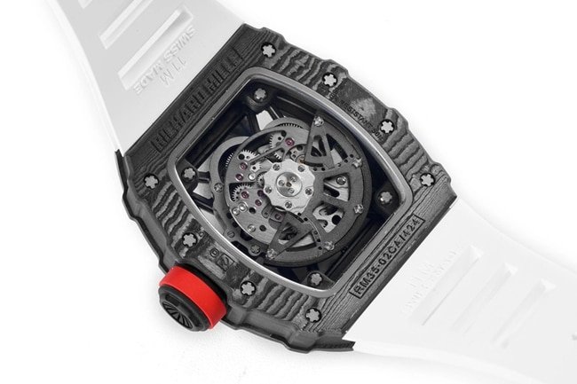 ZF Factorytop-tier replica watch Richard Mille men's black dialrubber strapautomatic movement watch movement picture