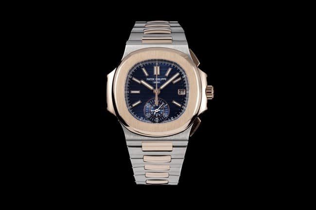 3K Fábrica Patek Philippe Nautilus 5980/1AR-001 Cronógrafo Multifuncional V2 Real Pequenos Segundos Aço Intergold — luxury replica watch guide | Watch Replica Expert