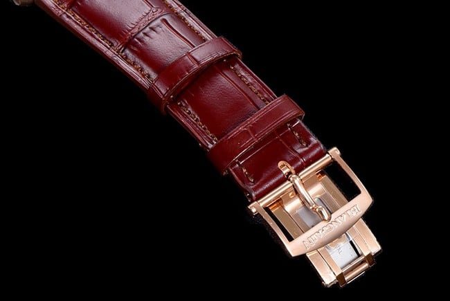 OM FactoryBlancpaintop-tier replica watch new V3 upgraded men's gray plate brown belt mechanical watch clasp picture