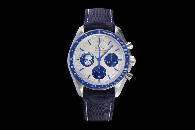 Big Factory Omega Snoopy Series Men's Watch with White Dial and Nylon Strap, Celebrating NASA's 1970 Tribute — detailed review and buying guide | Watch Replica Expert