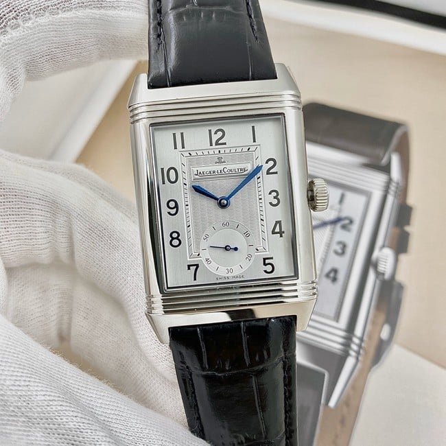 Top Super Clone Jaeger-LeCoultre Reverso Classic Large Duoface masculino mostrador preto flip série cinto relógio — detailed review and buying guide | Watch Replica Expert