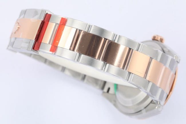 EW FactoryRolextop-tier replica watch automatic movement men's gray plate steel braceletDatejust36 series watch clasp picture