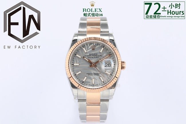 Rolex EW Top Replica Log Type 36 Series Montre mécanique automatique pour homme avec bracelet en acier gris, calibre 3235 et acier Super 904 — detailed review and buying guide | Watch Replica Expert