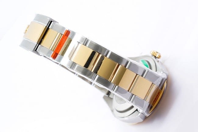 EW Factorytop-tier replicaRolex explorer type 36 series men's black dial gold belt automatic movement watch clasp picture