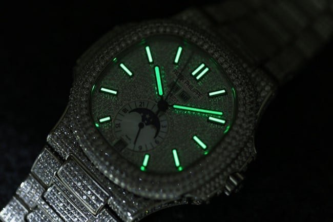 R8 factory top-tier replica watch Patek Philippe men's white dialsteel bracelet sport elegant starry sky series automatic movement watch lume picture