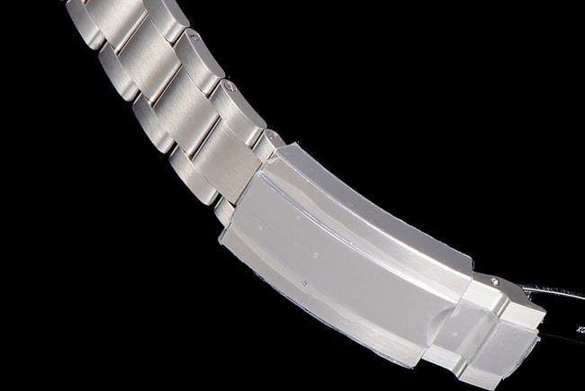Rolextop-tier replica watch automatic movement men's gray plate steel braceletSubmariner series watch clasp picture