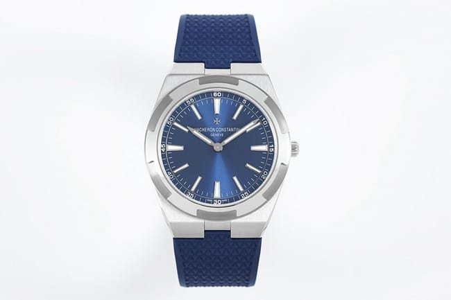 8F Factory Vacheron Constantin Overseas Ultra Thin Blue Dial Super A Clone Correa de caucho 2000V/120G-B122 — luxury replica watch guide | Watch Replica Expert