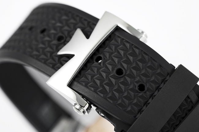 8F factory Vacheron Constantintop-tier replica watch automatic movement men's white dialrubber strap ultra-thin series watch clasp picture