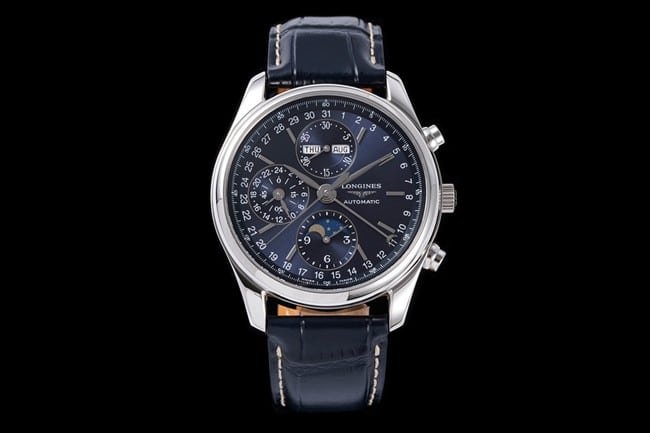 KL Factory Longines Watchmaking Tradition 1:1 hochwertige Nachbildung L2.773.4.78.6 Lederarmband mit blauem Zifferblatt — luxury replica watch guide | Watch Replica Expert