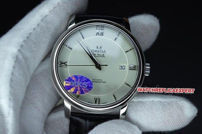 MKS Omega De Ville 1: 1 Super A réplique montre pour homme Verre saphir mécanique automatique Cadran argenté Bracelet en cuir italien 424.13.40.20.02.001 — luxury replica watch guide | Watch Replica Expert