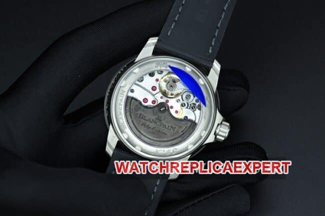 ZF FactoryBlancpain watch fifty fathoms top-tier replica men's black dial nylon strap mechanical movementmovement picture