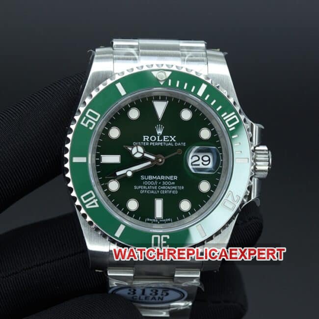 Clean Rolex Masculino Submariner 1:1 Super Clone Verde Escuro Água Fantasma com Anel Verde Cerâmico Pulseira de Aço m126610lv-0002 — detailed review and buying guide | Watch Replica Expert