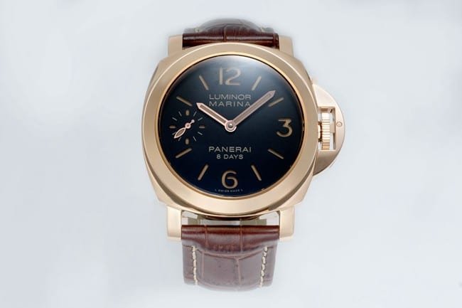 Panerai PAM00511 HW F Luminous hand-wound 44mm rose gold men's premium 1:1 replica with stable movement black dial — luxury replica watch guide | Watch Replica Expert