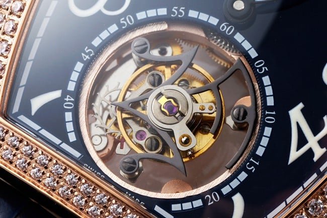 ABF factory top-tier replica Frank Muller replica watch men's blue dial blue belt manual winding leather strapmovement picture