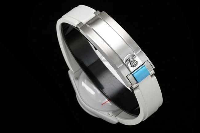 TW factory top-tier replicaRolex watch Daytona series fully automatic movementblack dial white rubber strapclasp picture