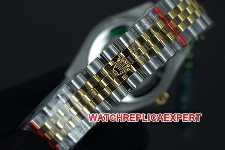 WFRolexreplica women's watch Datejust 28mm gold green dial mechanical water resistance watch bracelet picture