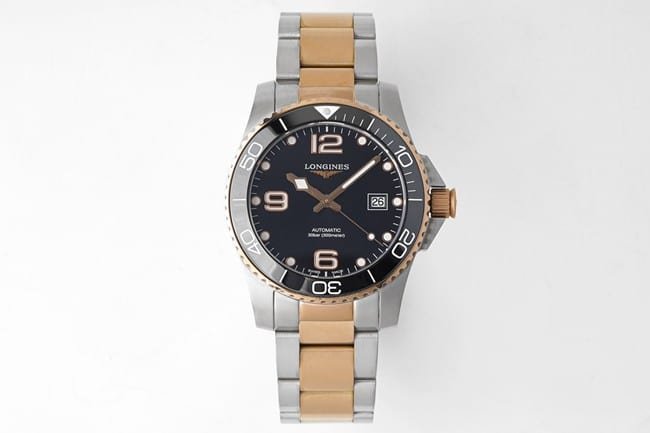 ZF Longines Conquest Diving Series Zweifarbige Replik-Uhr mit schwarzer Keramiklünette L3.782.3.58.7 — luxury replica watch guide | Watch Replica Expert